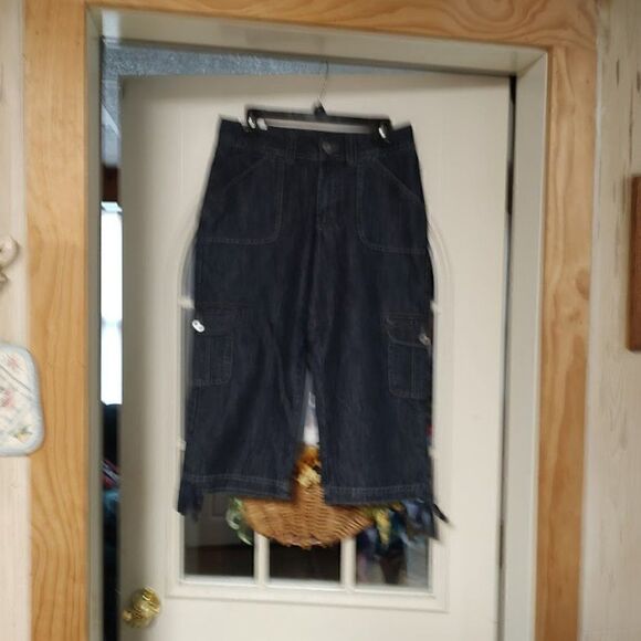 New Riders By Lee Instantly Slims You Cargo Capri Women's 8 - Picture 1 of 4